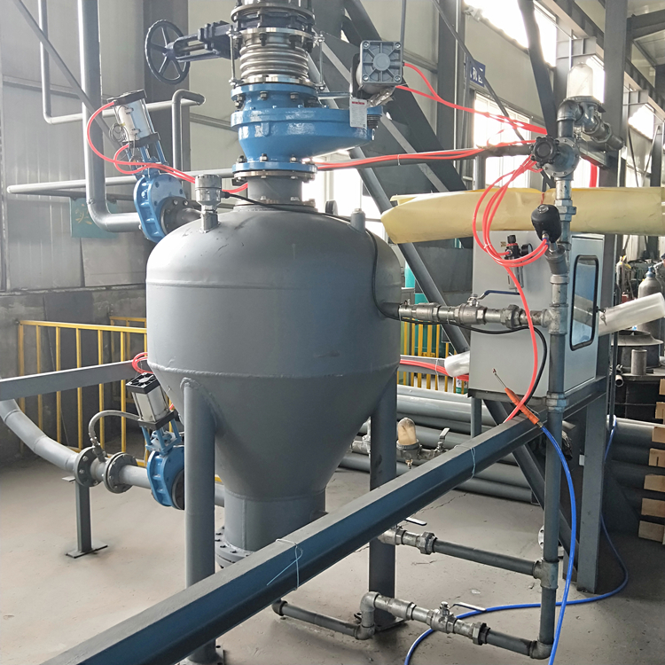 Weifang customer pneumatic conveying system installation