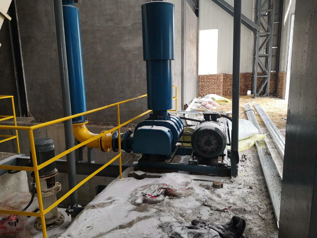 Xuzhou customer pneumatic conveying site